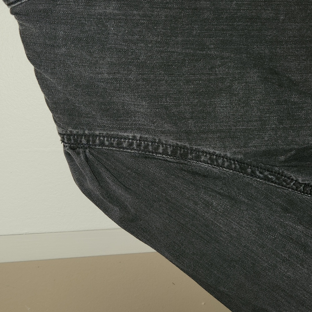 Madewell Black Denim Top - Picture 6 of 11